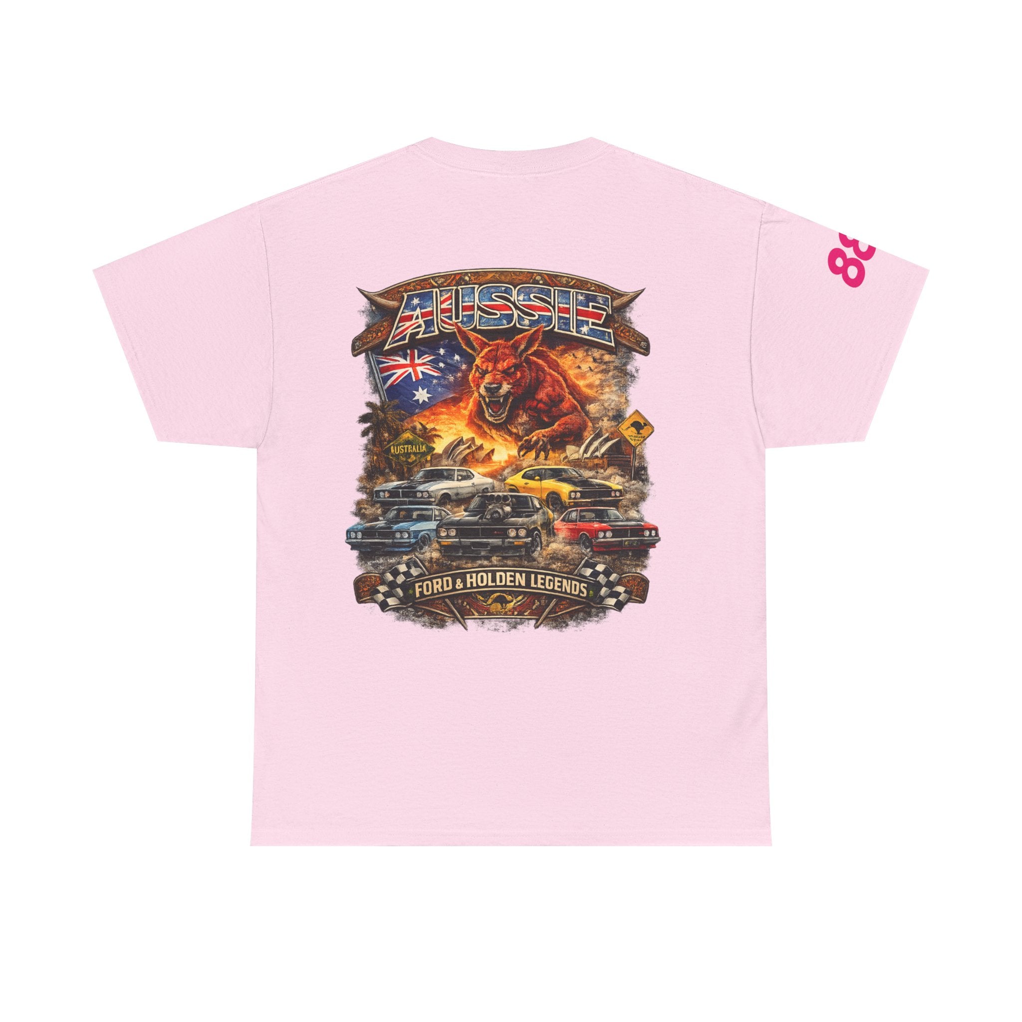 T-Shirt — Aussie V8 Muscle Car Graphic Tee (Ford & Holden Legends)