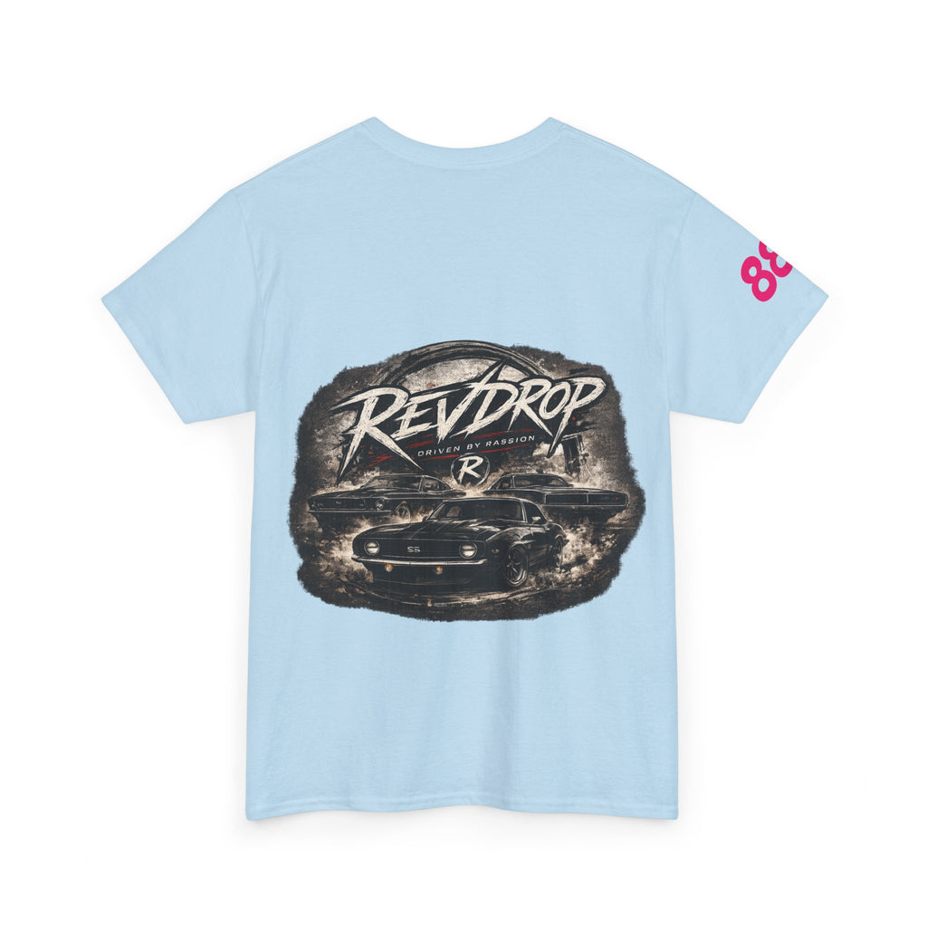 RevDrop Racing Tee — Retro Car Graphic T-Shirt