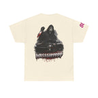 Graphic Tee — 'Wasssuppppp' Scream Mask Horror Car Design