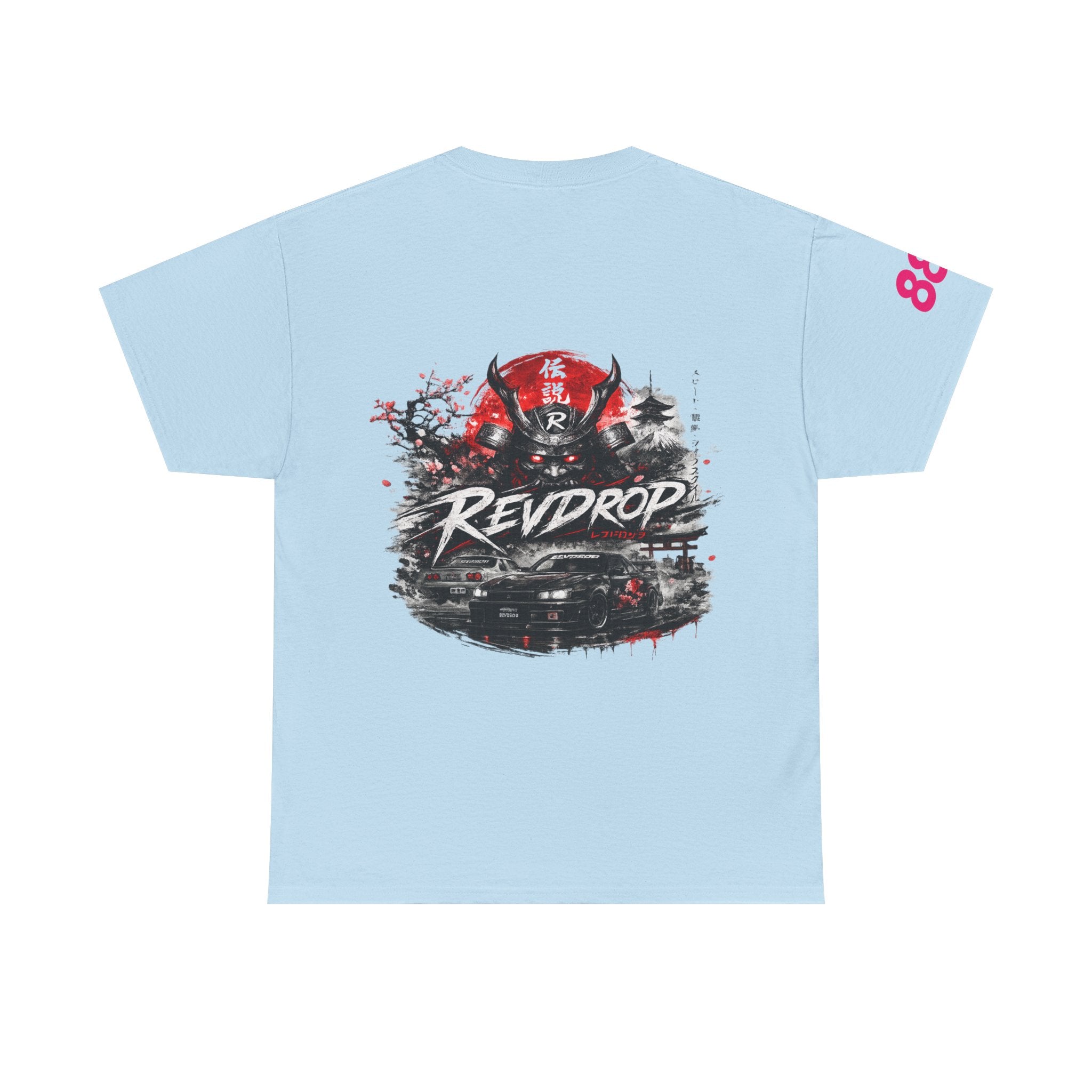 RevDrop Japanese Demon Graphic Tee — Streetwear Anime-Inspired T-Shirt