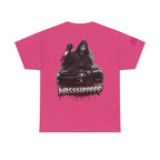 Graphic Tee — 'Wasssuppppp' Scream Mask Horror Car Design