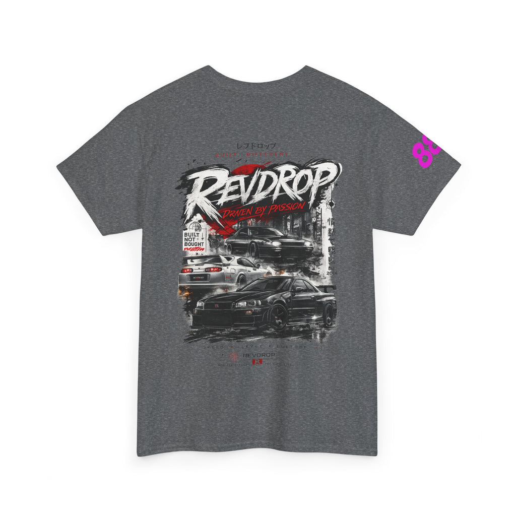 RevDrop Racing Tee — JDM Street Car Graphic T-Shirt