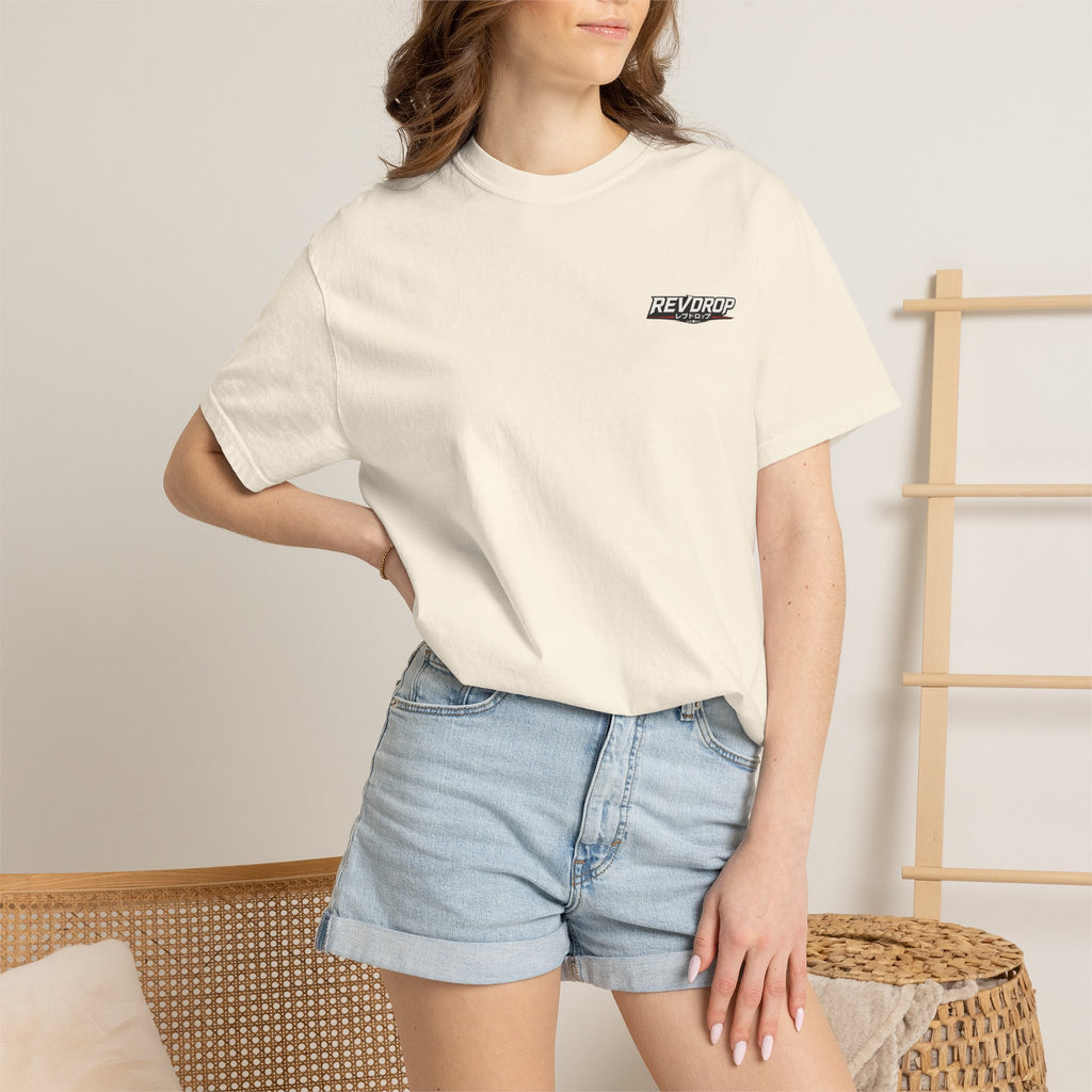 RevDrop Garage Car Festival T-Shirt — Japanese Racing Graphic Tee