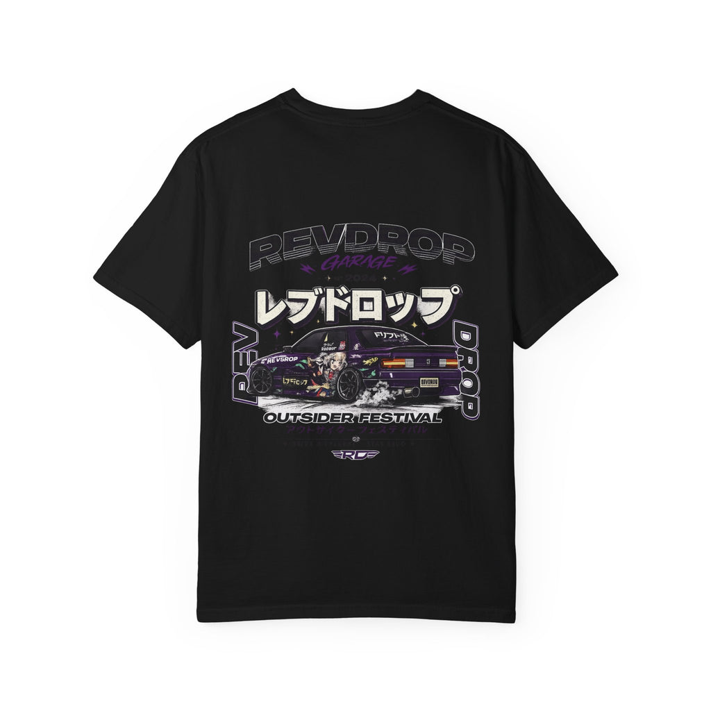 RevDrop Garage Car Festival T-Shirt — Japanese Racing Graphic Tee