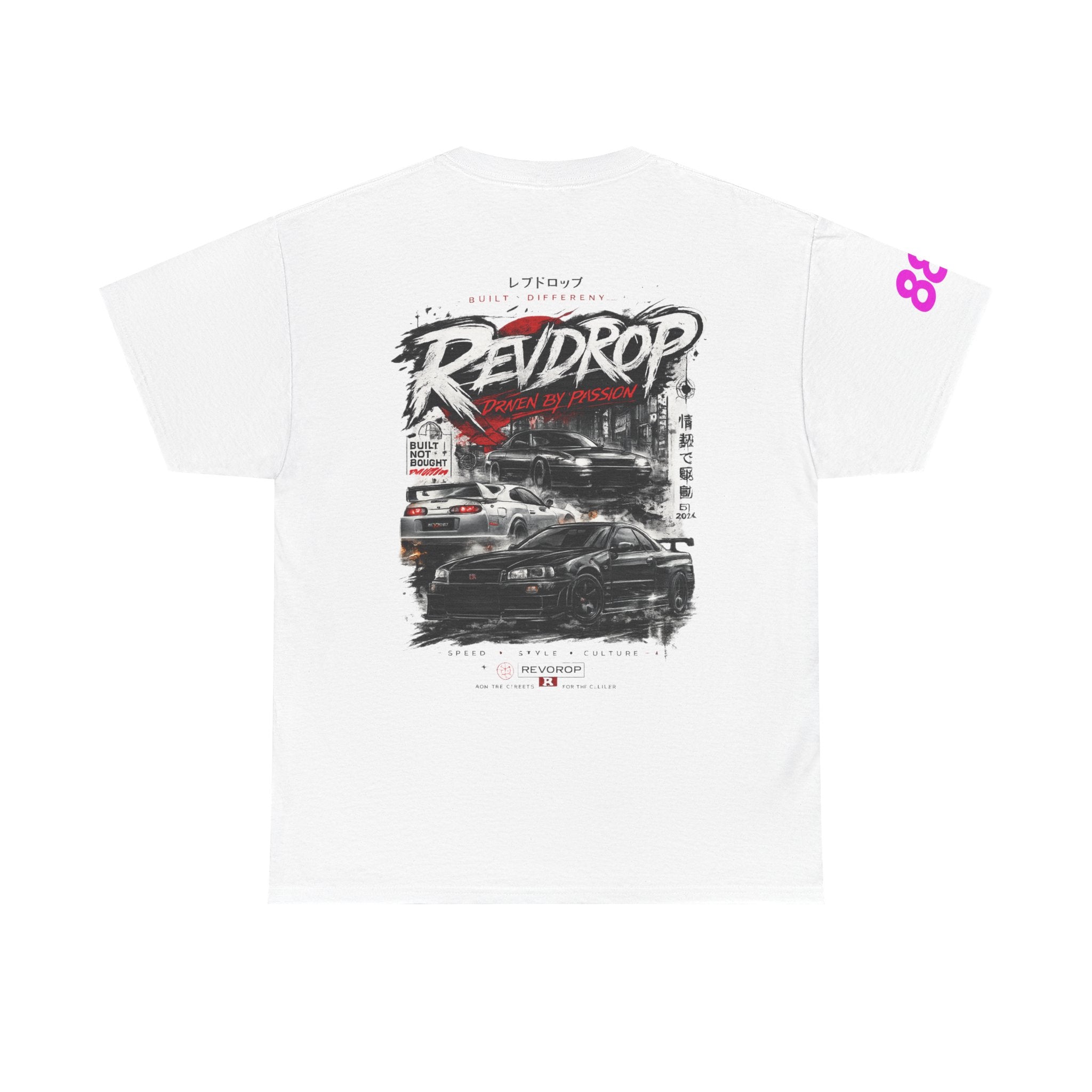 RevDrop Racing Tee — JDM Street Car Graphic T-Shirt