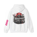 RevDrop Samurai Racing Hoodie — Japanese Demon Mask Graphic Streetwear