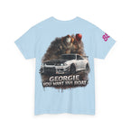 IT-Inspired Graphic Tee — "Georgie You Want Yah Boat" Horror Car Shirt