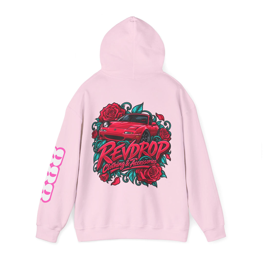 RevDrop Roses & Redline Miata Unisex Hoodie