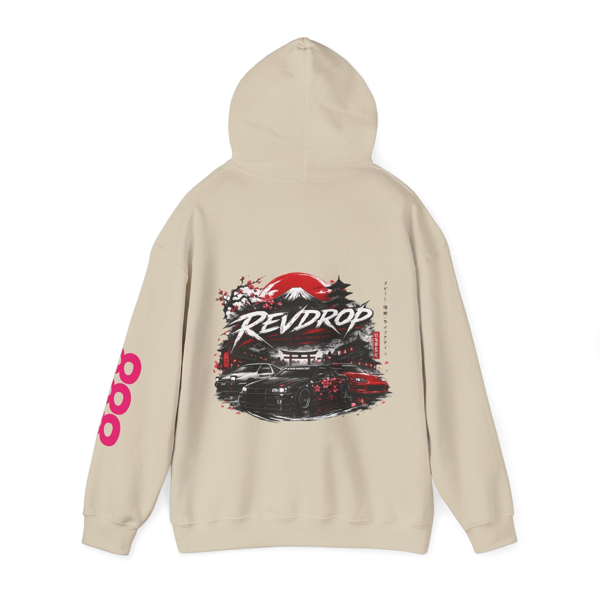 Hoodie — RevDrop Japanese Sunset Graphic Pullover