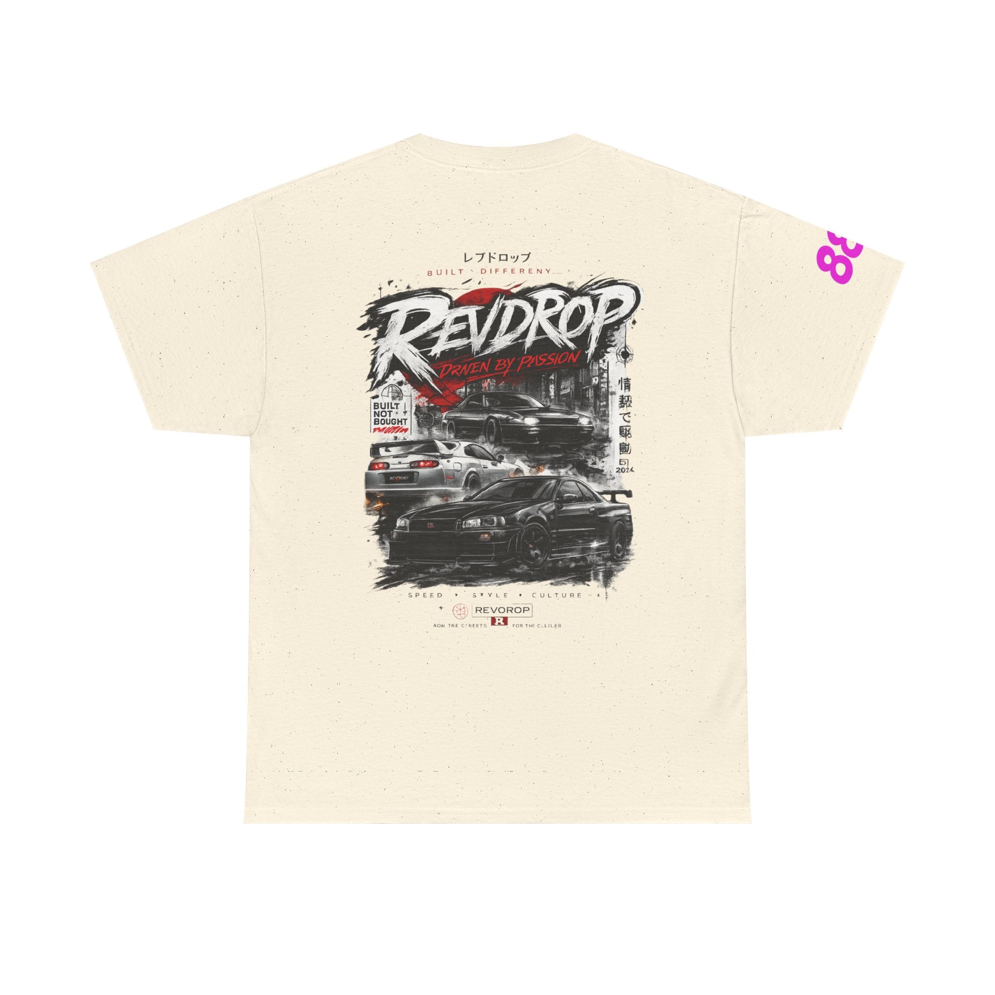 RevDrop Racing Tee — JDM Street Car Graphic T-Shirt
