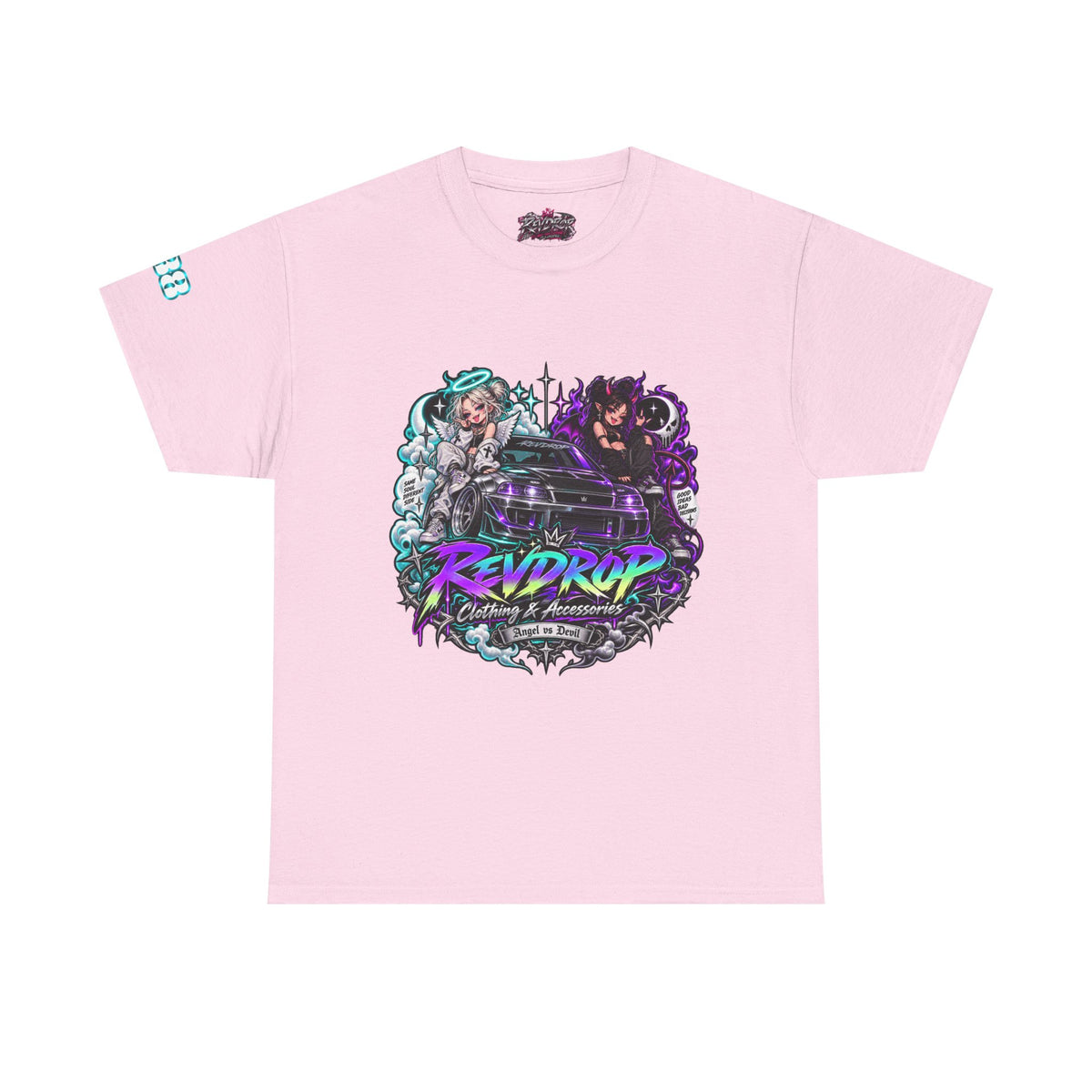 RevDrop Angel vs Devil Unisex Graphic Tee