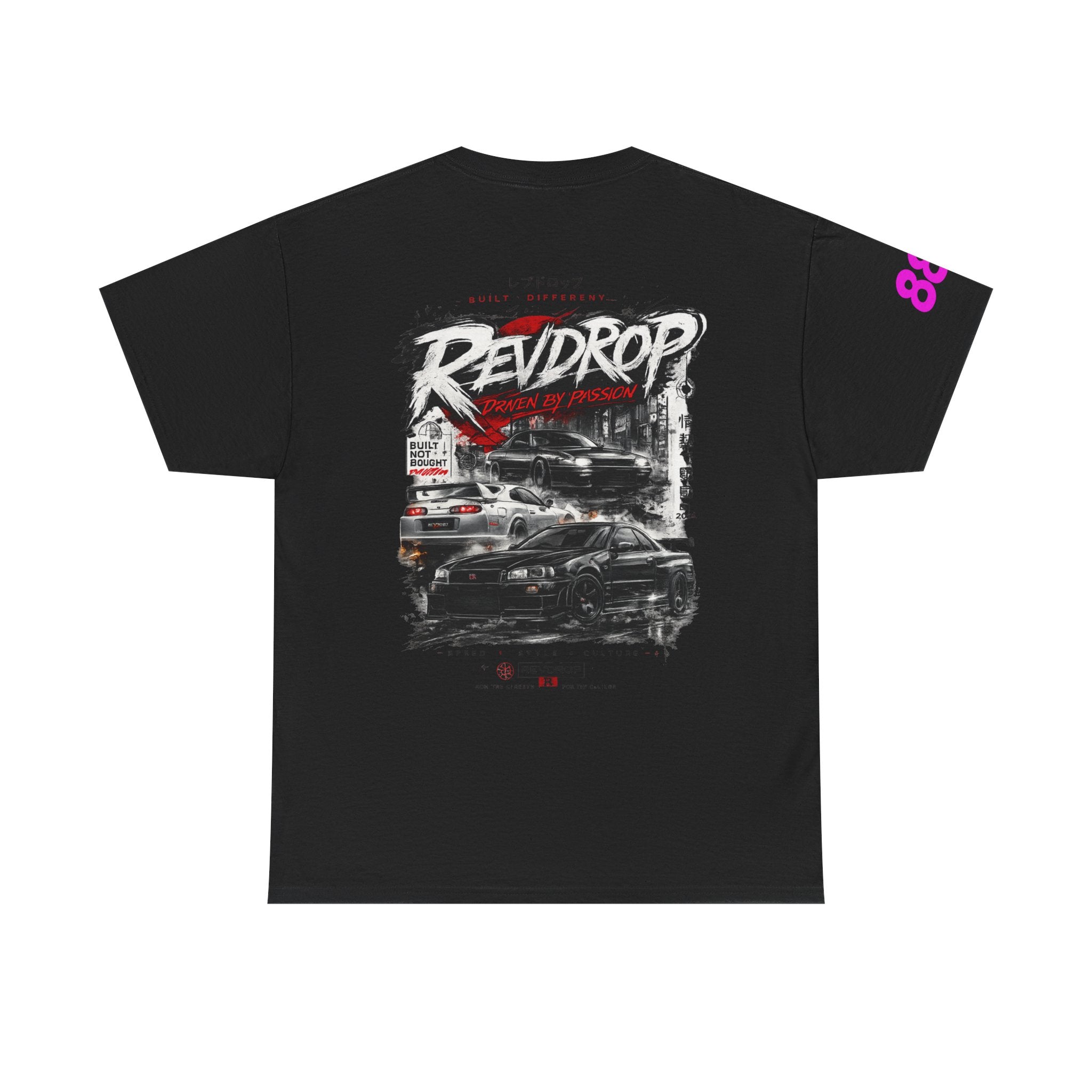 RevDrop Racing Tee — JDM Street Car Graphic T-Shirt