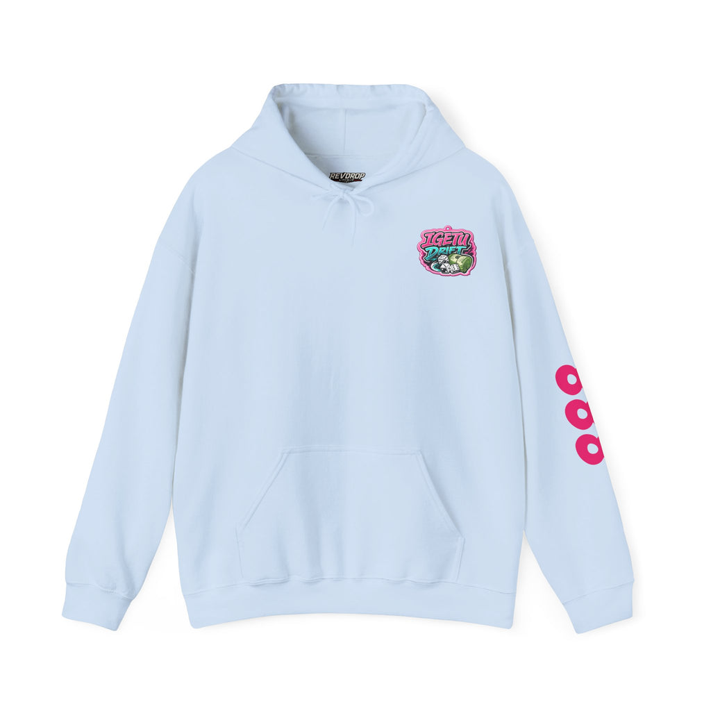RevDrop Vintage Racing Hoodie — Retro Car Logo Pullover