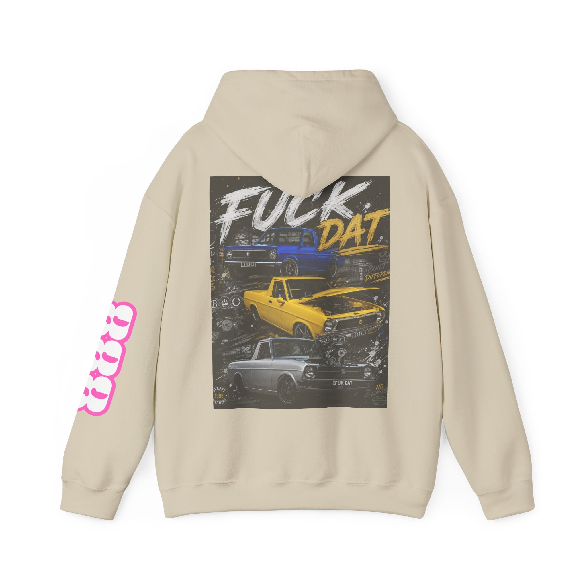 FUCK DAT Street Machine Graphic Hoodie