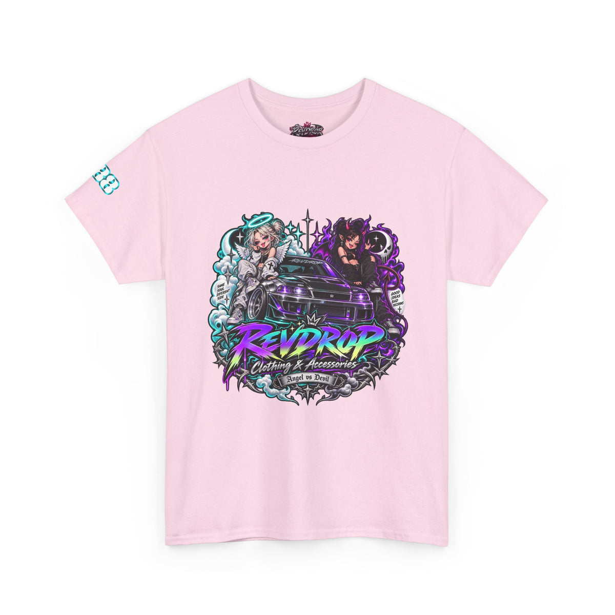 RevDrop Angel vs Devil Unisex Graphic Tee