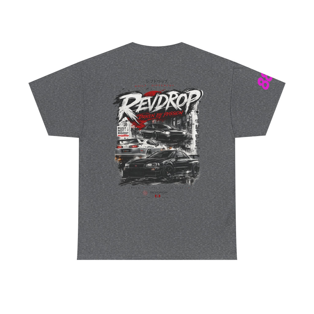 RevDrop Racing Tee — JDM Street Car Graphic T-Shirt