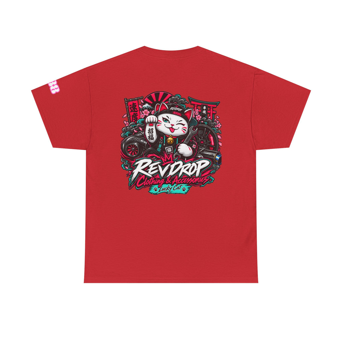 RevDrop Lucky Cat Boost Unisex Graphic Tee