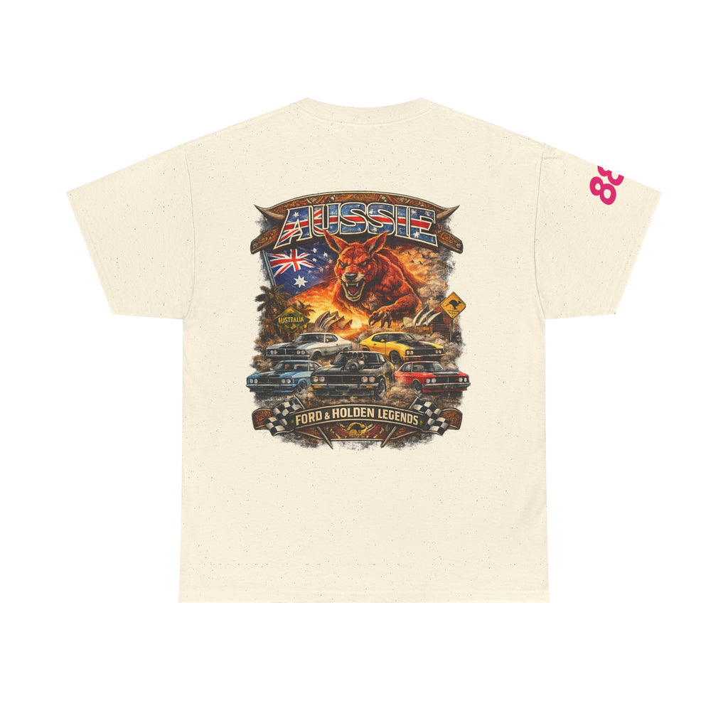 T-Shirt — Aussie V8 Muscle Car Graphic Tee (Ford & Holden Legends)