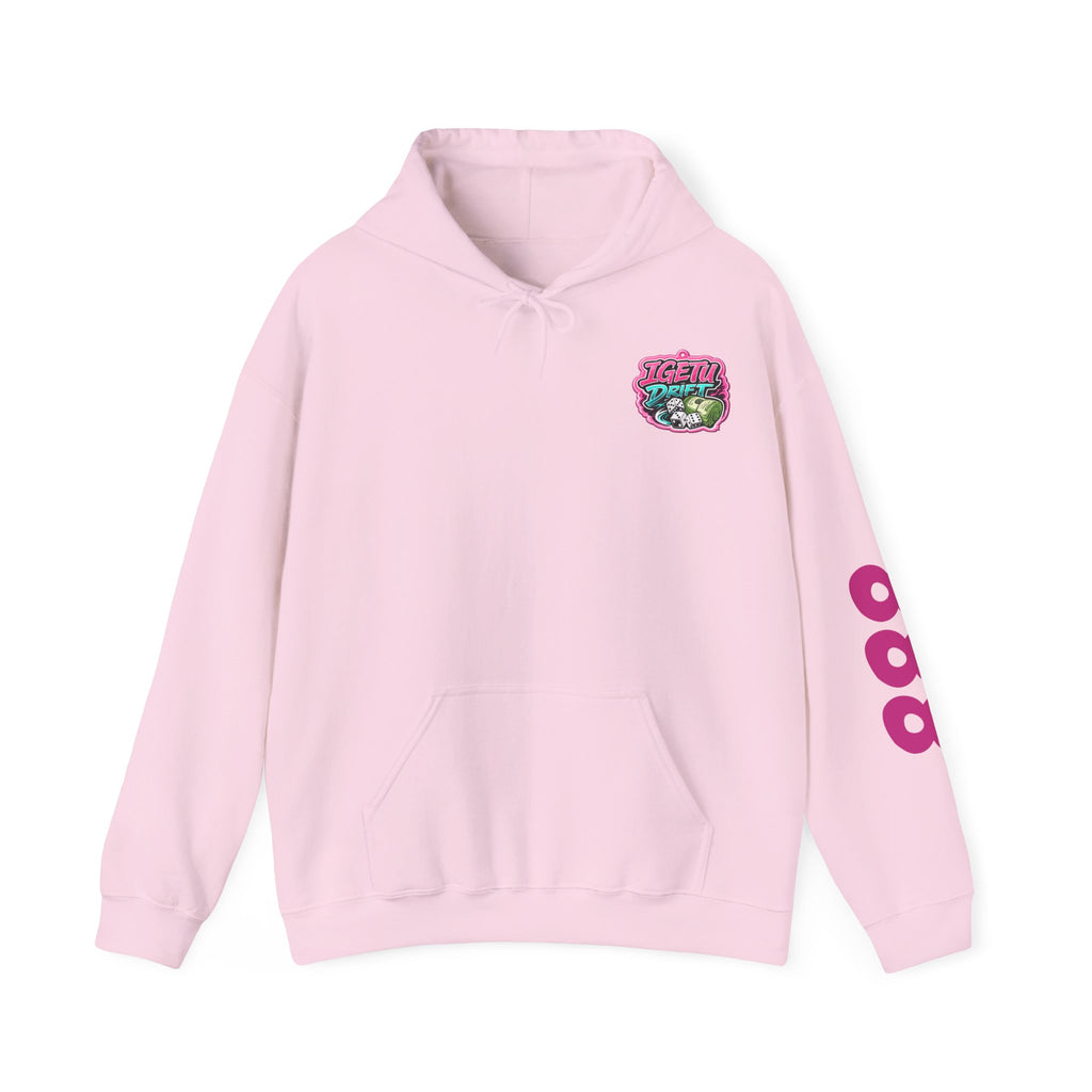 Hoodie — "Rev Up: Chaos In Every Cut" Gothic Car & Reaper Graphic
