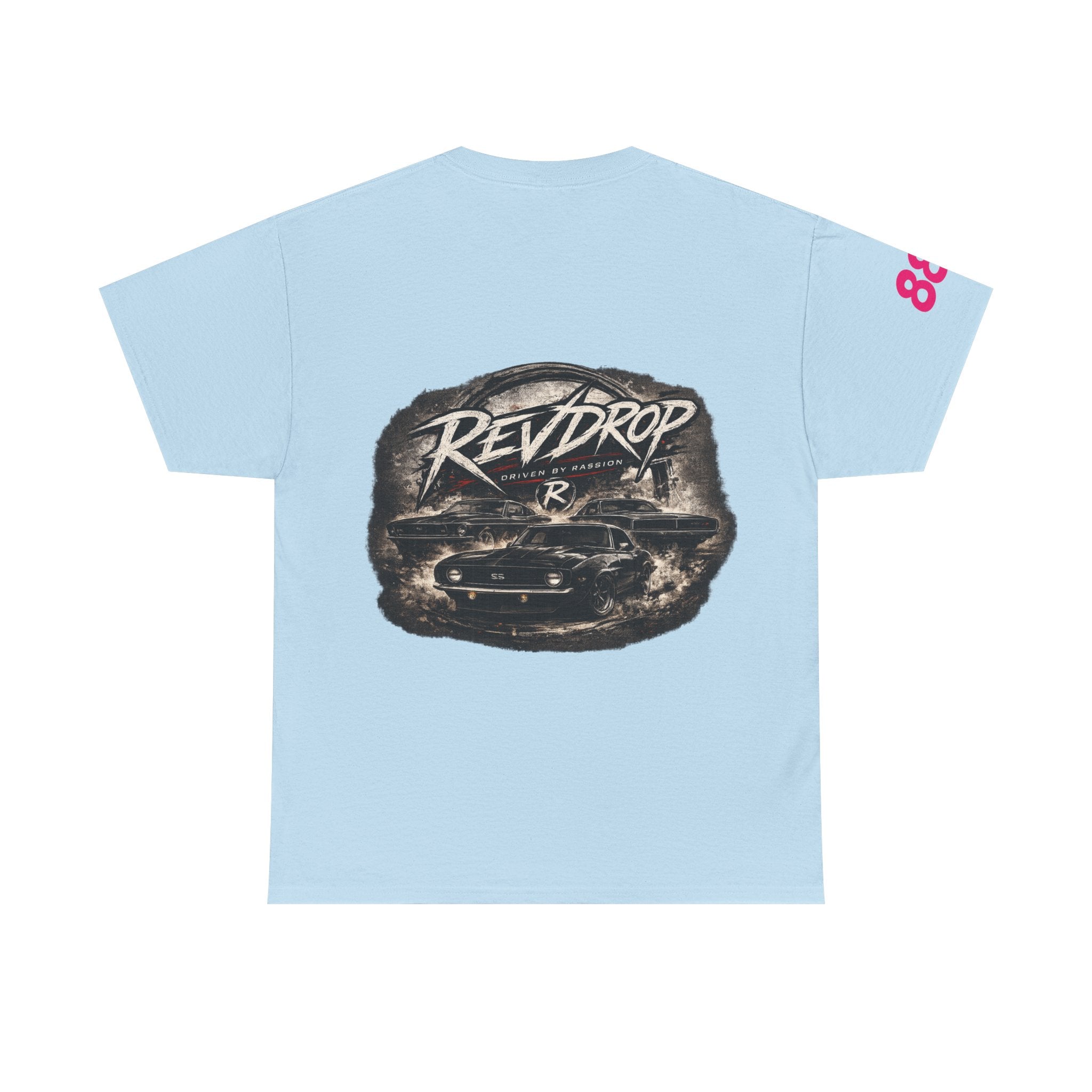 RevDrop Racing Tee — Retro Car Graphic T-Shirt