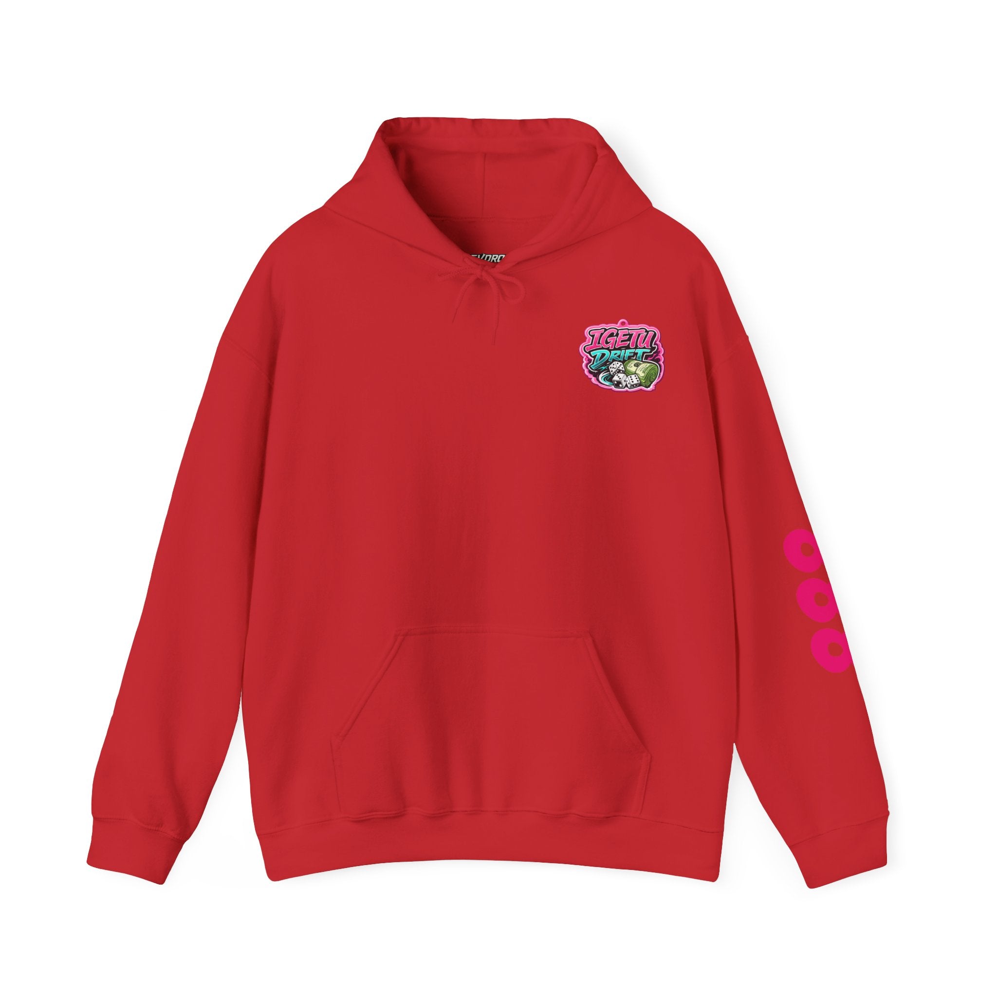 RevDrop Samurai Racing Hoodie — Japanese Demon Mask Graphic Streetwear