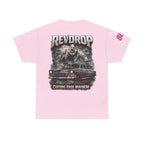 RevDrop “Cutting Edge Mayhem” Graphic Tee – Horror Clown & Muscle Car Streetwear T-Shirt