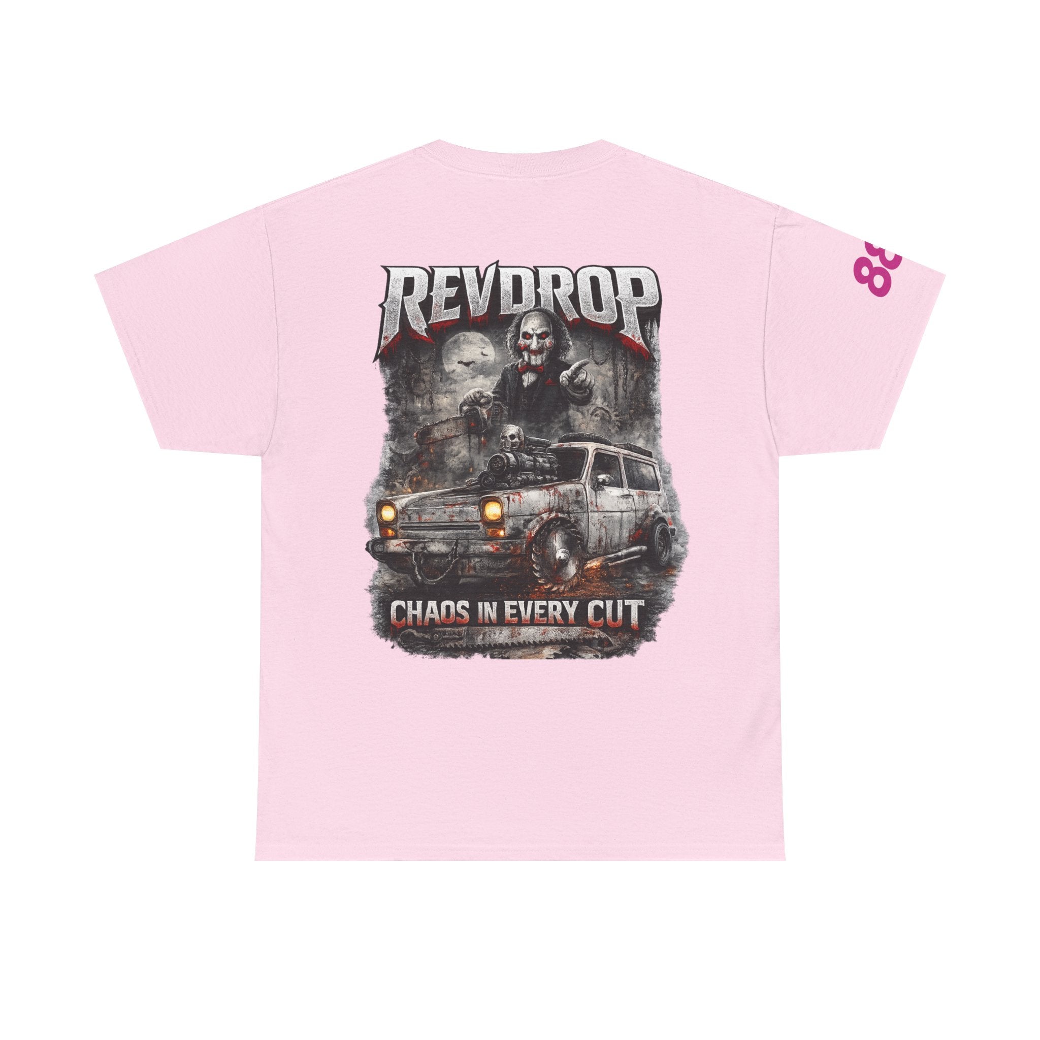 Band Tee — RevDrop “Chaos In Every Cut” Graphic T‑Shirt