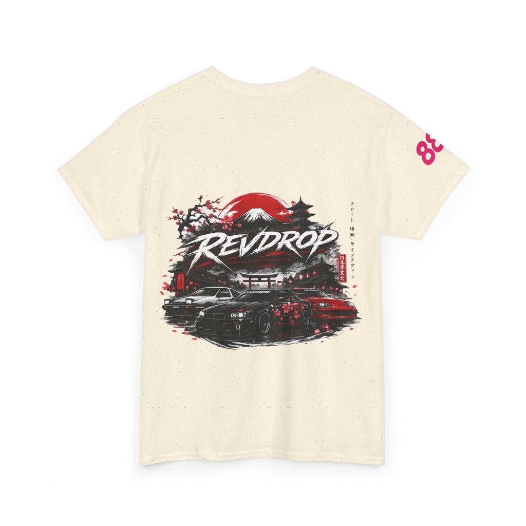 RevDrop JDM Car Graphic Tee — Japanese Street Racing Inspired T-Shirt
