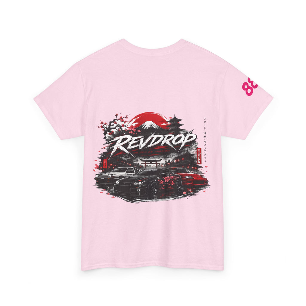 RevDrop JDM Car Graphic Tee — Japanese Street Racing Inspired T-Shirt