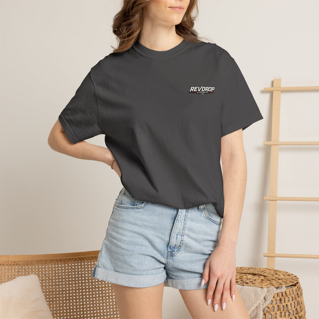 RevDrop Garage Car Festival T-Shirt — Japanese Racing Graphic Tee