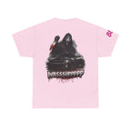 Graphic Tee — 'Wasssuppppp' Scream Mask Horror Car Design