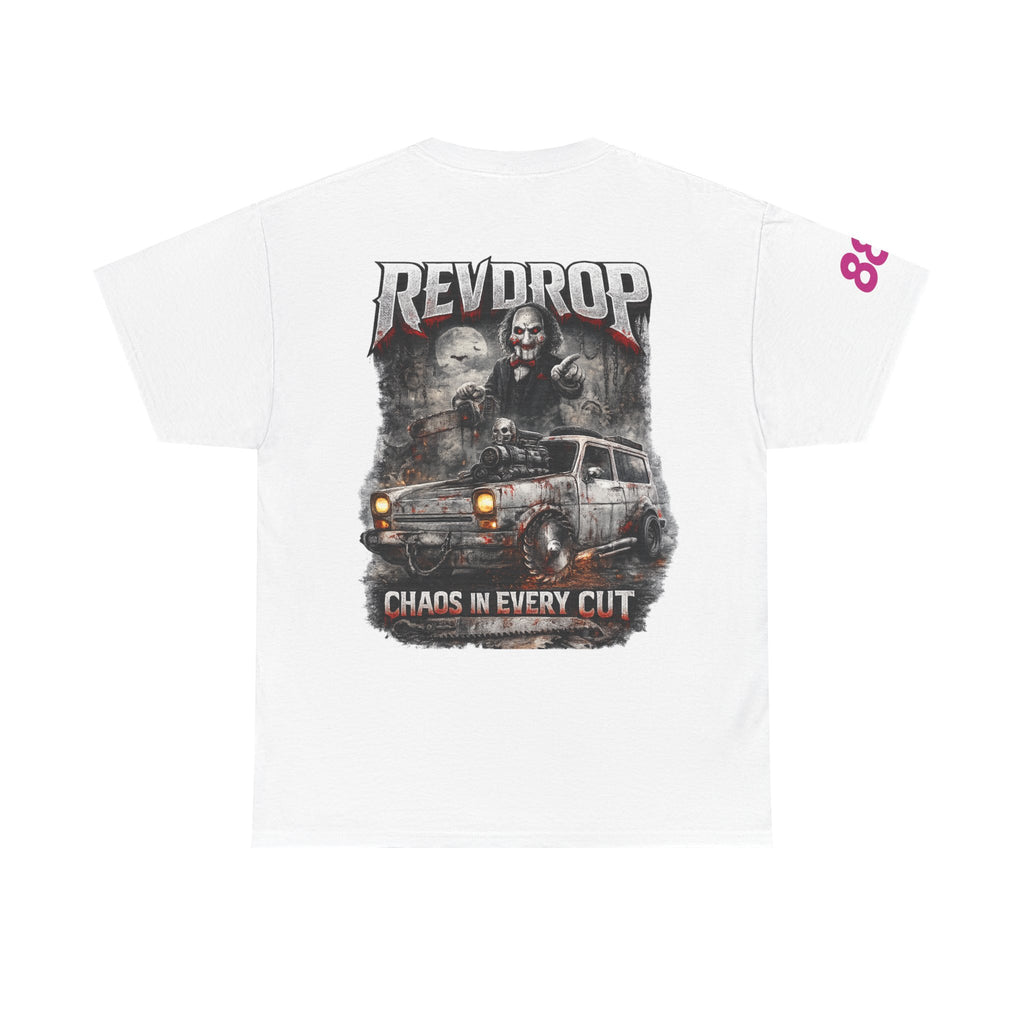 Band Tee — RevDrop “Chaos In Every Cut” Graphic T‑Shirt