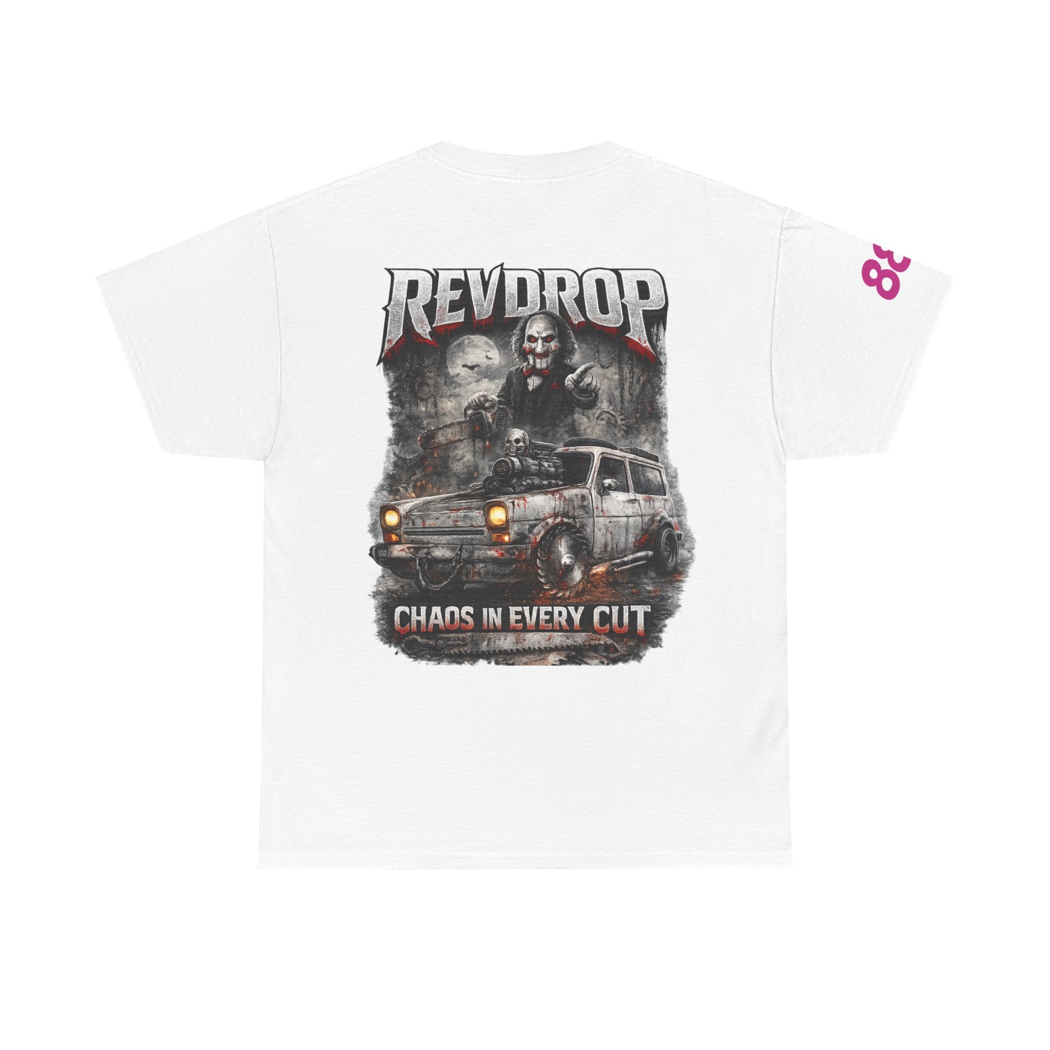 Band Tee — RevDrop “Chaos In Every Cut” Graphic T‑Shirt