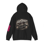 RevDrop Vintage Racing Hoodie — Retro Car Logo Pullover