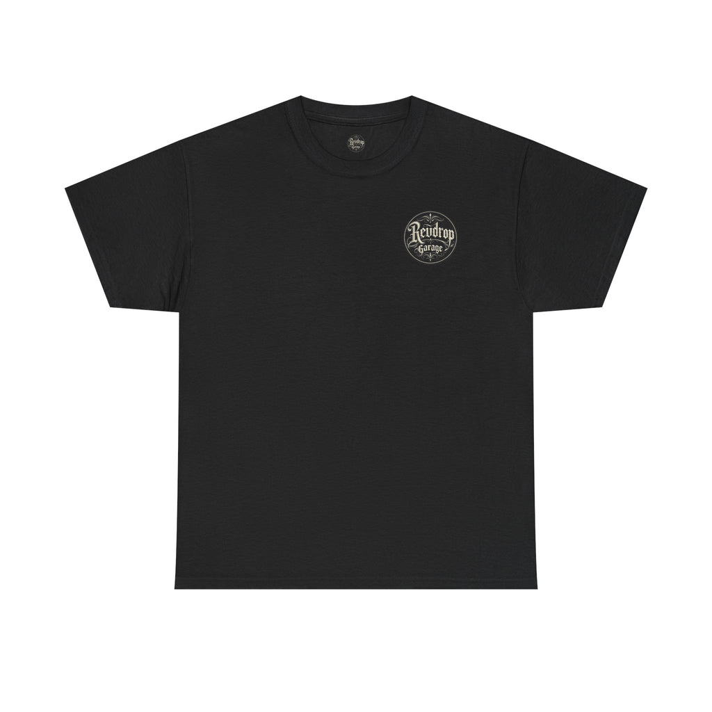 RevDrop Racing Tee — JDM Wheel Graphic T-Shirt