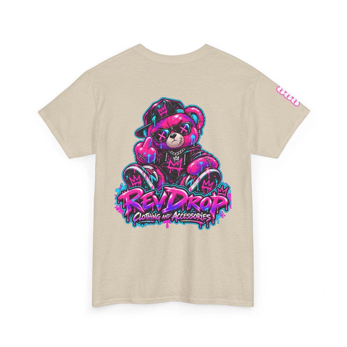 RevDrop Neon Menace Bear Unisex Graphic Tee