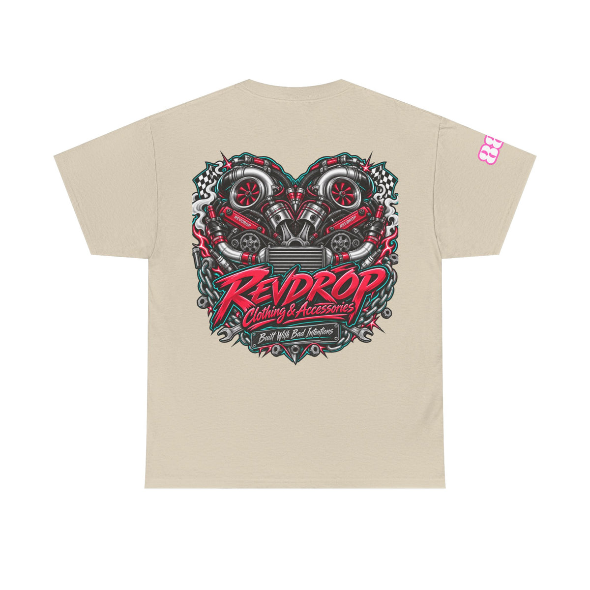RevDrop Built With Bad Intentions Unisex Graphic Tee