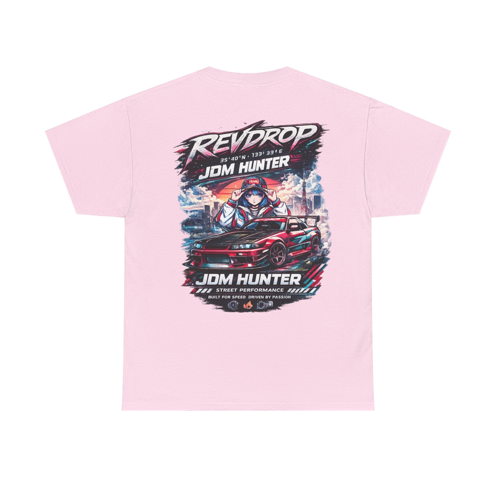 JDM Hunter RevDrop Graphic Tee — Japanese Street Racing Car Shirt