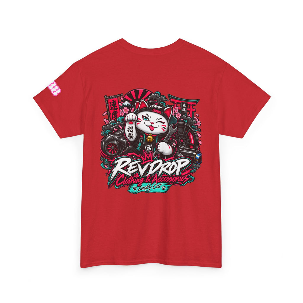 RevDrop Lucky Cat Boost Unisex Graphic Tee