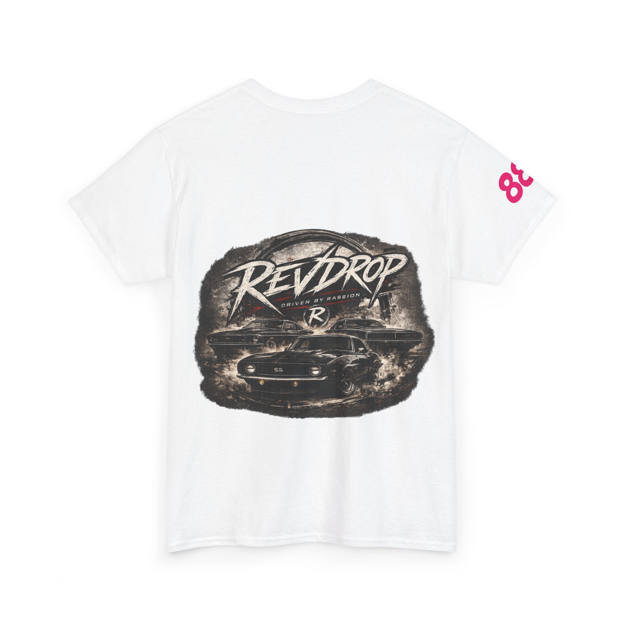 RevDrop Racing Tee — Retro Car Graphic T-Shirt