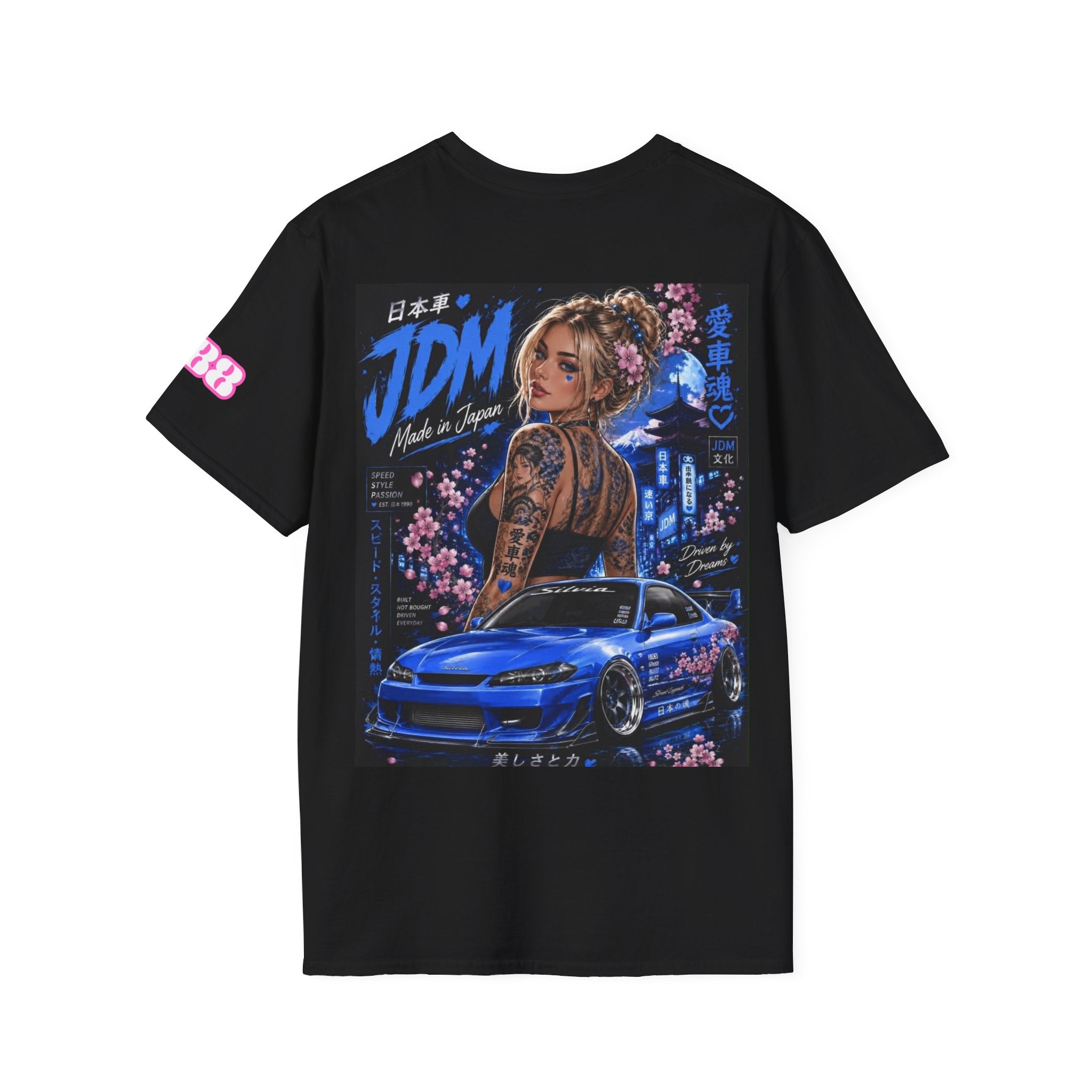 T-Shirt — Retro Diner Badge Graphic Chest Tee