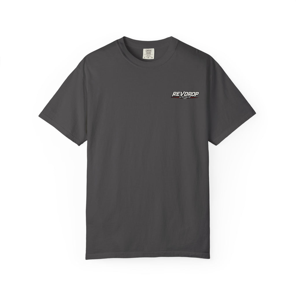 RevDrop Garage Car Festival T-Shirt — Japanese Racing Graphic Tee