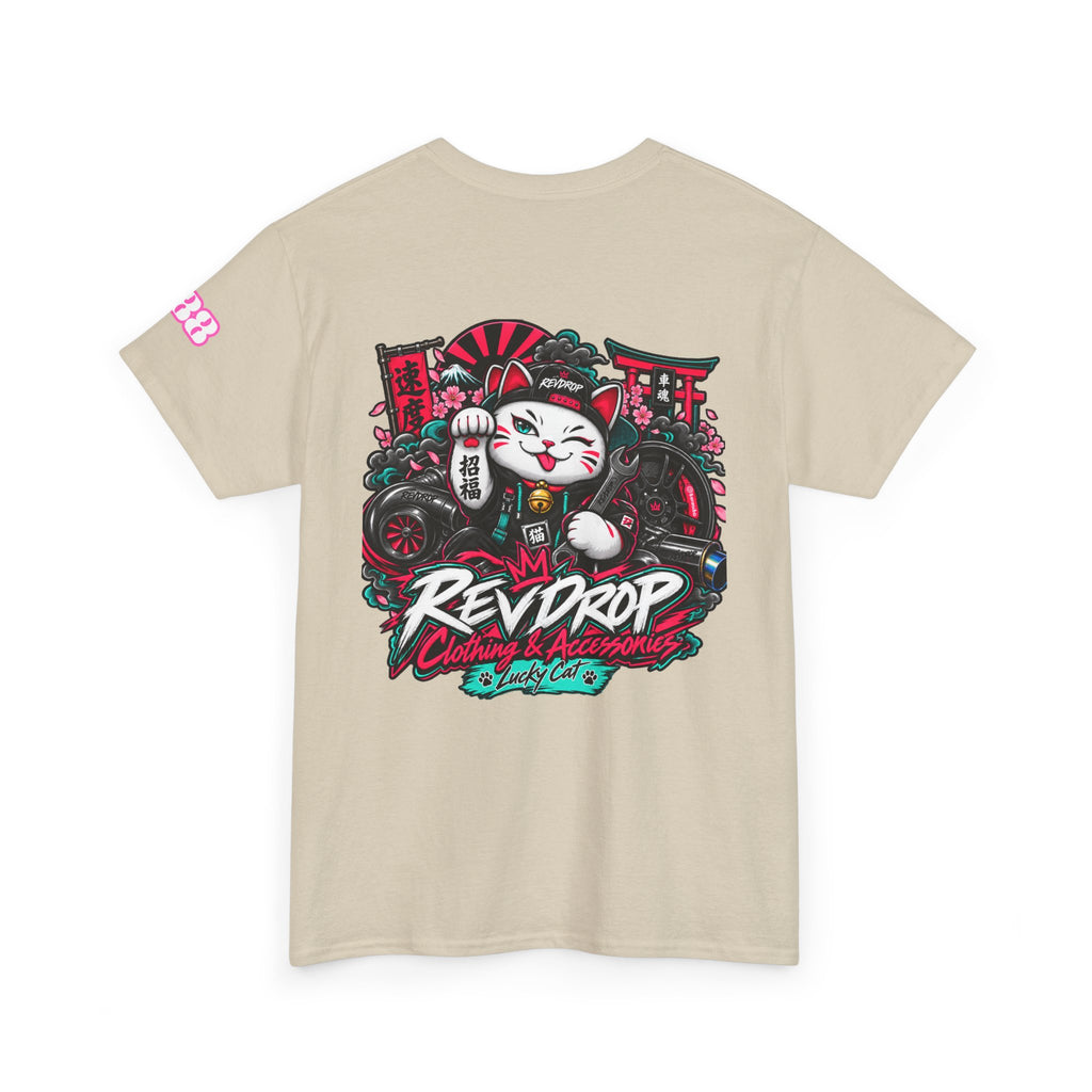 RevDrop Lucky Cat Boost Unisex Graphic Tee