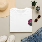 T-Shirt — Retro 'Red Drop' Beach Logo Chest Tee
