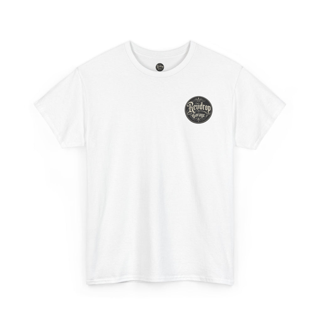 RevDrop Racing Tee — JDM Wheel Graphic T-Shirt