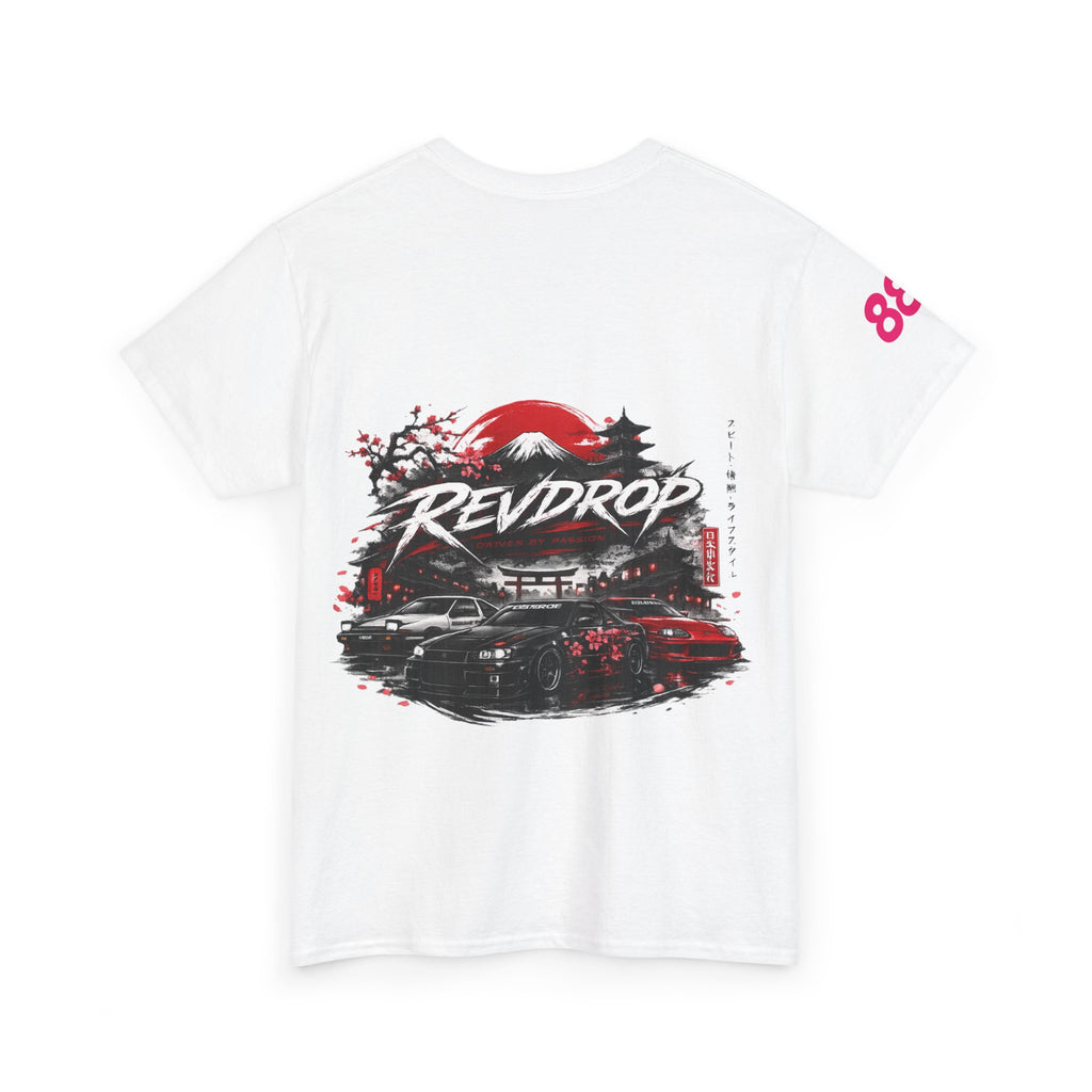 RevDrop JDM Car Graphic Tee — Japanese Street Racing Inspired T-Shirt