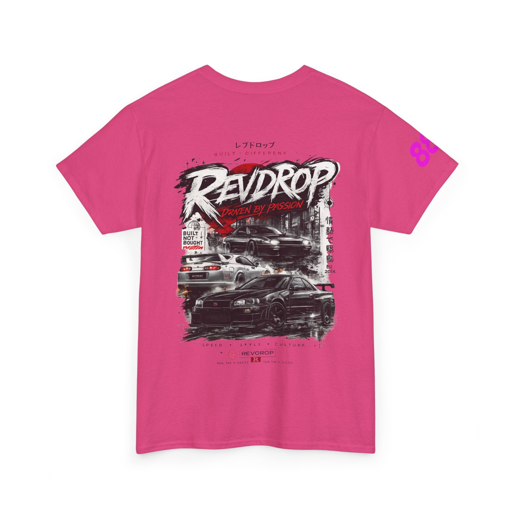 RevDrop Racing Tee — JDM Street Car Graphic T-Shirt