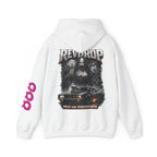 RevDrop “Pray For Horsepower” Graphic Hoodie – Horror Streetwear Pullover