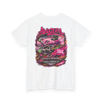 Retro Pink Drift Car T‑Shirt — 'Anarchy' Streetwear Racing Graphic Tee
