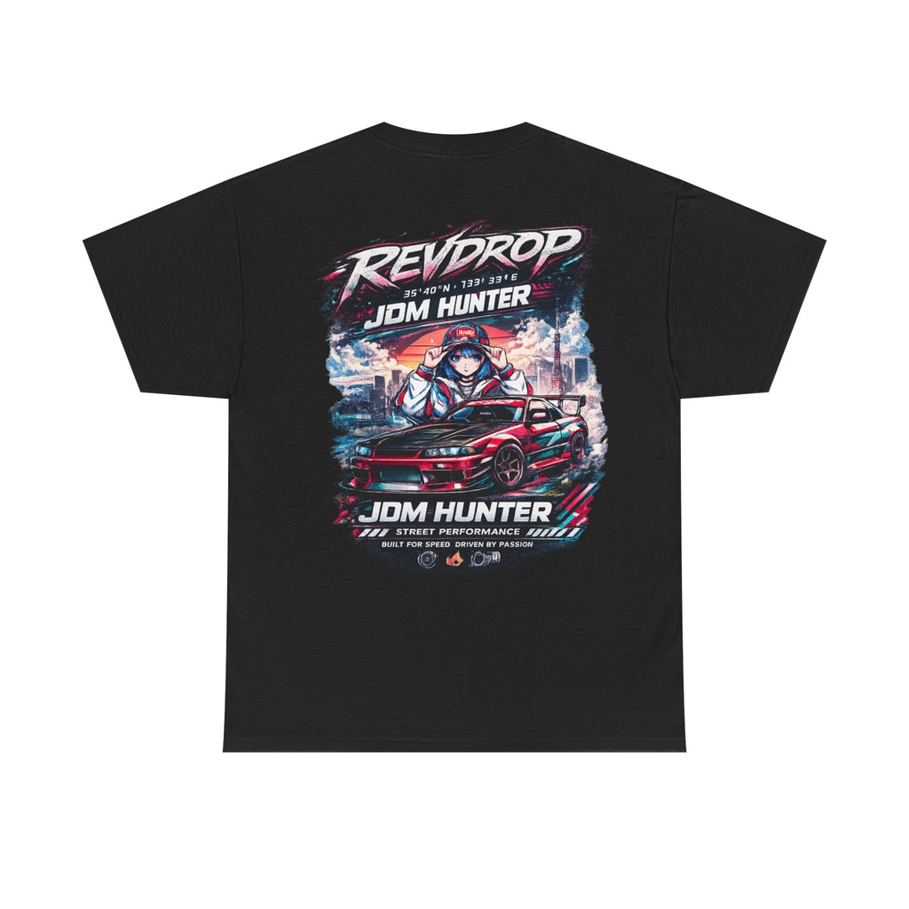 JDM Hunter RevDrop Graphic Tee — Japanese Street Racing Car Shirt